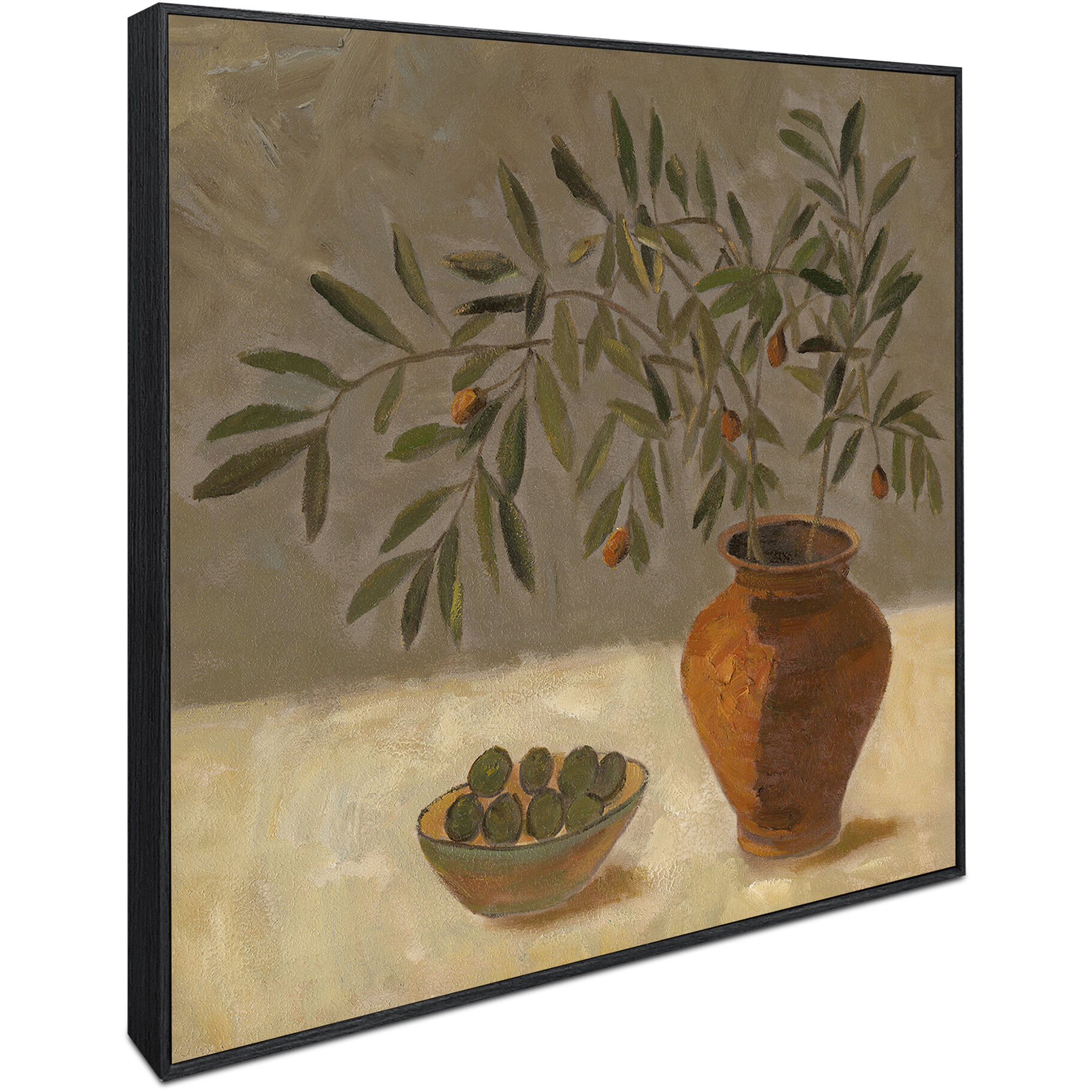 Olea 24 X 24 inch Painting, Framed